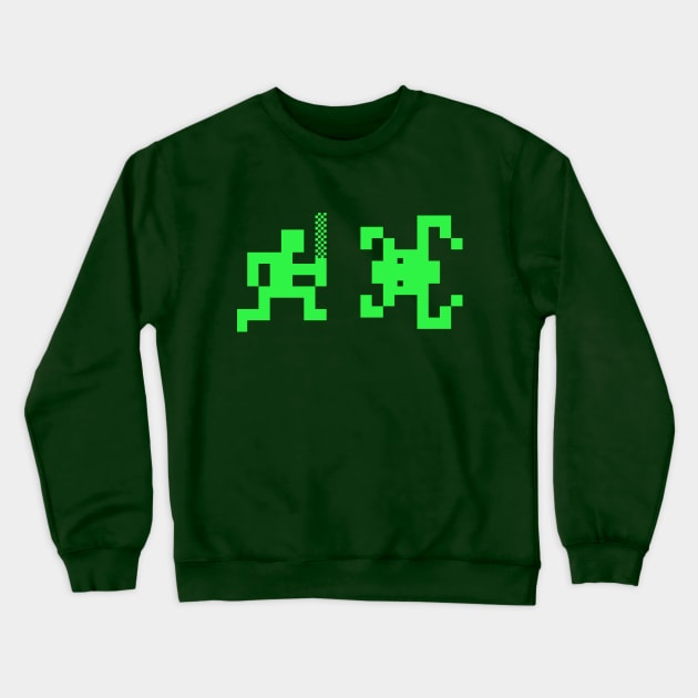 Pixel Adventure Crewneck Sweatshirt by Olipix